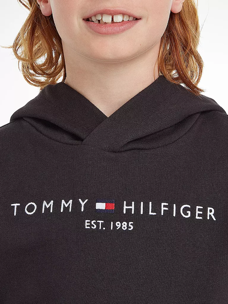 TOMMY HILFIGER | Jungen Kapuzensweater - Hoodie | schwarz