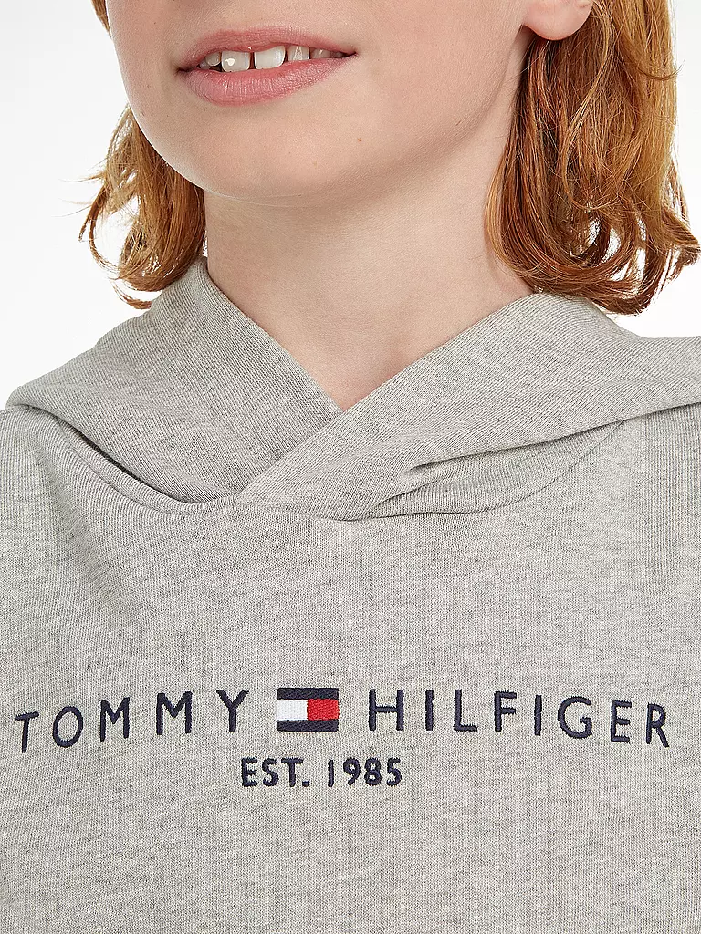 TOMMY HILFIGER | Jungen Kapuzensweater - Hoodie | grau