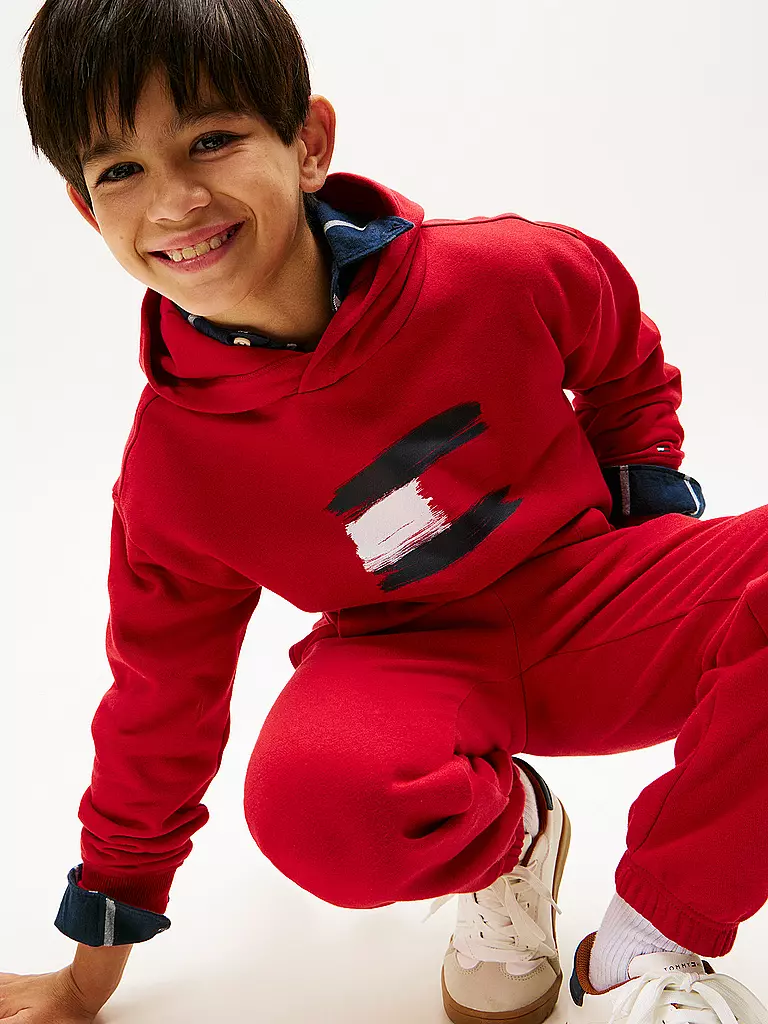 TOMMY HILFIGER | Jungen Kapuzensweater - Hoodie | dunkelblau