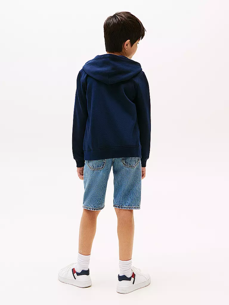 TOMMY HILFIGER | Jungen Kapuzensweatjacke | dunkelblau