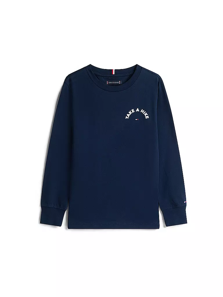 TOMMY HILFIGER | Jungen Langarmshirt  | Dunkelblau
