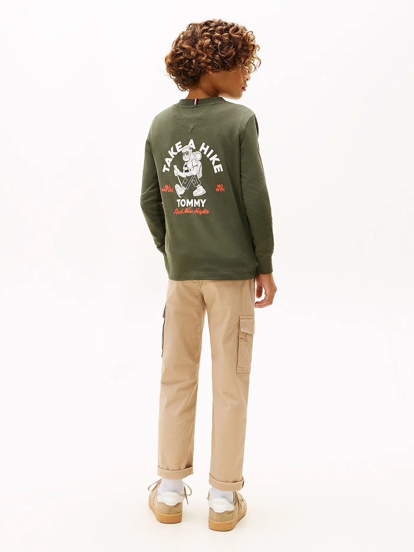 TOMMY HILFIGER | Jungen Langarmshirt  | olive