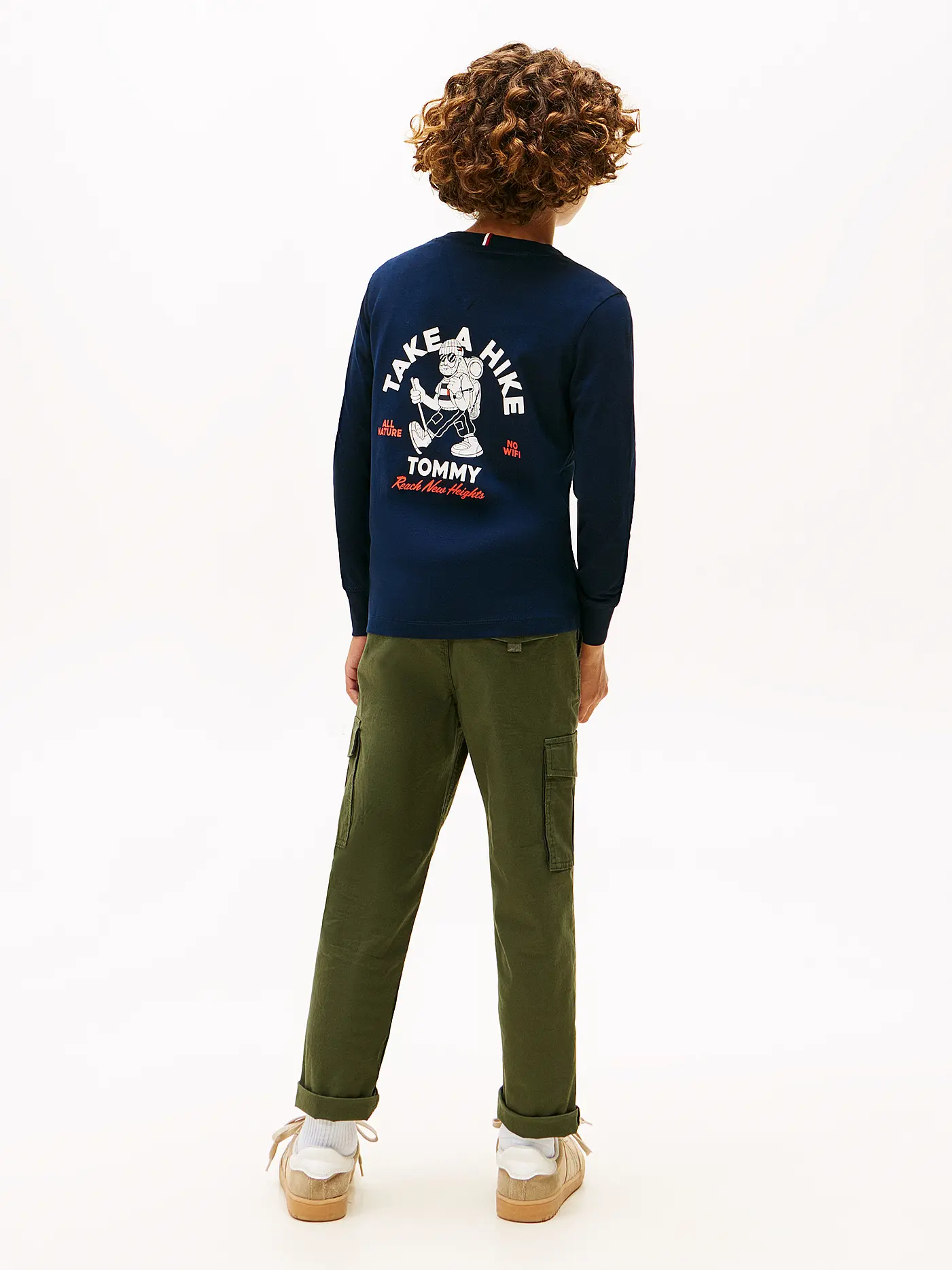 TOMMY HILFIGER | Jungen Langarmshirt  | dunkelblau