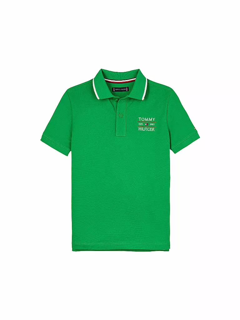 TOMMY HILFIGER | Jungen Poloshirt | grün