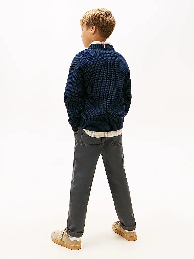 TOMMY HILFIGER | Jungen Pullover  | dunkelblau