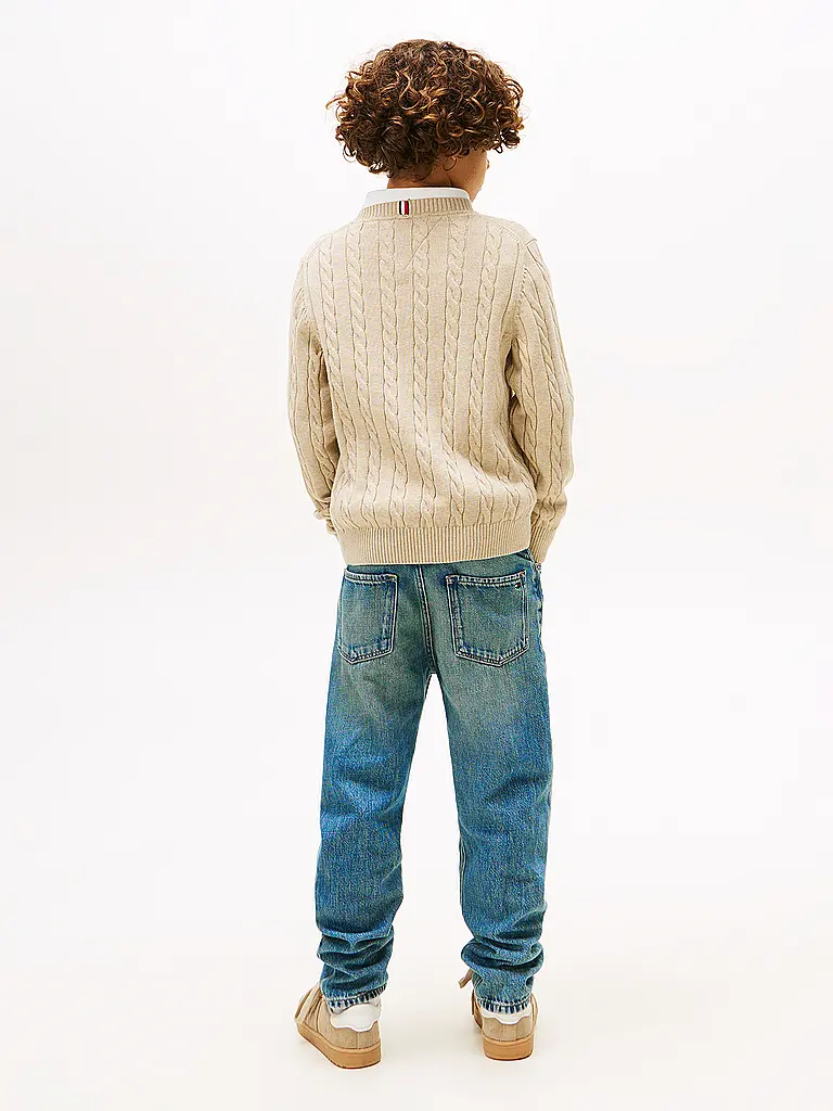TOMMY HILFIGER | Jungen Pullover | beige