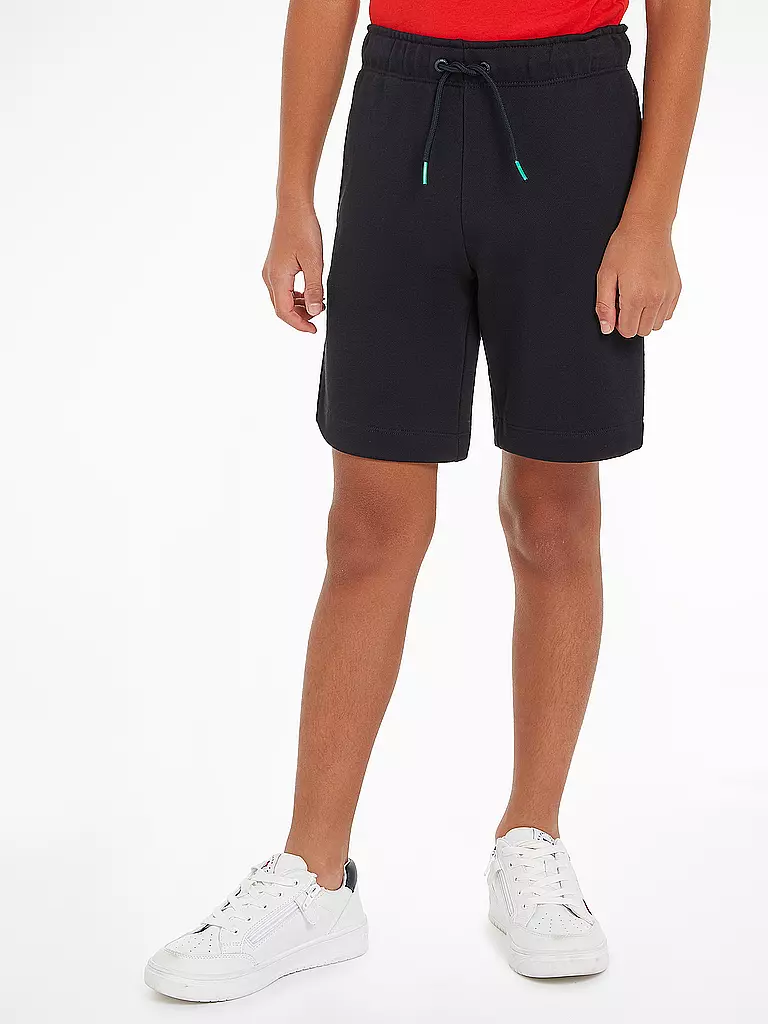 TOMMY HILFIGER | Jungen Shorts MONOGRAM | dunkelblau