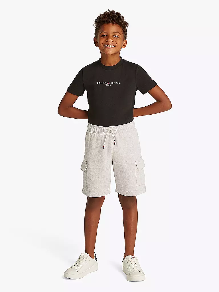 TOMMY HILFIGER | Jungen Shorts | hellgrau