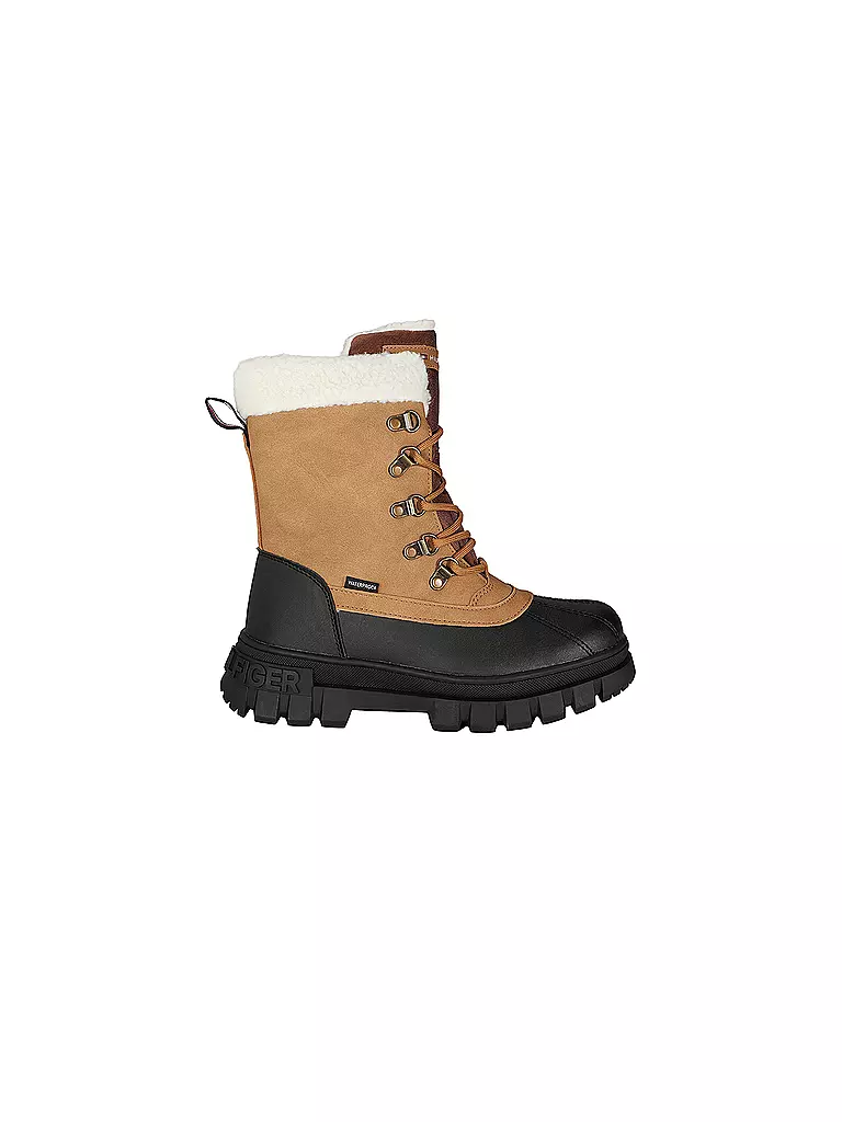 TOMMY HILFIGER | Jungen Stiefel  | braun