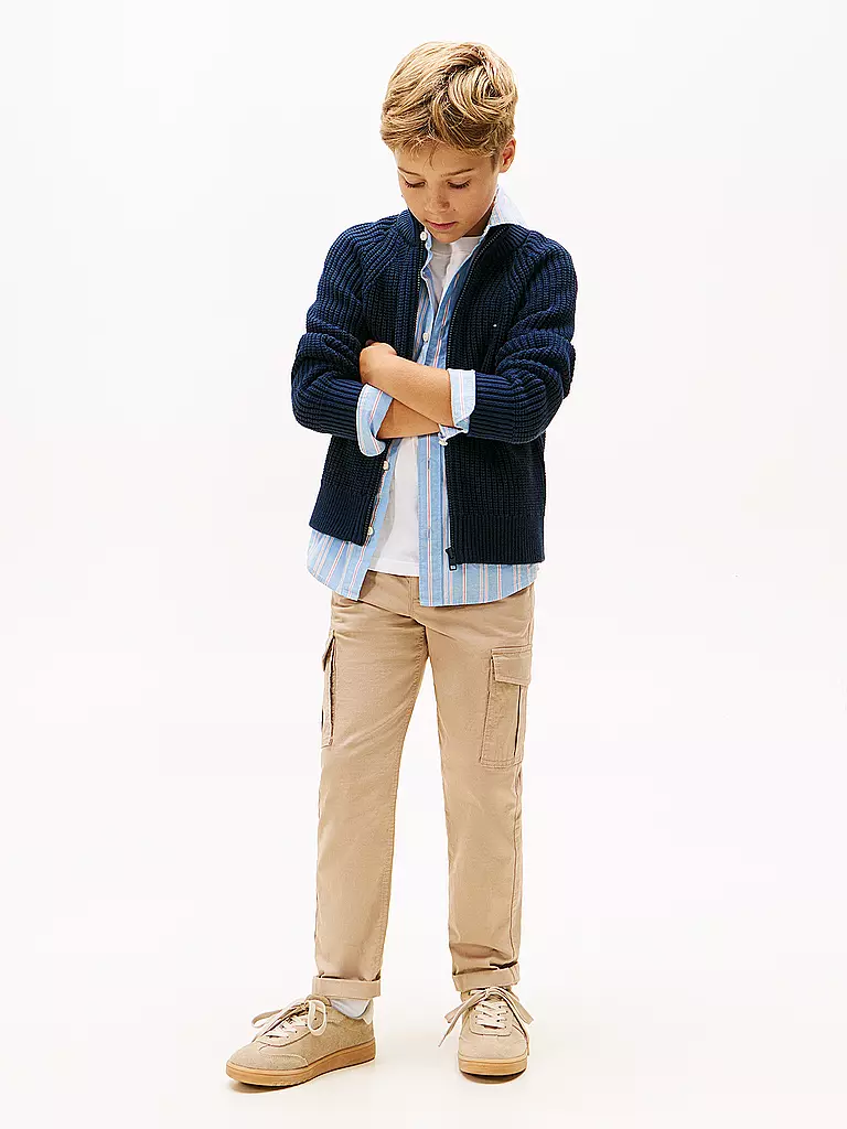 TOMMY HILFIGER | Jungen Strickjacke | dunkelblau