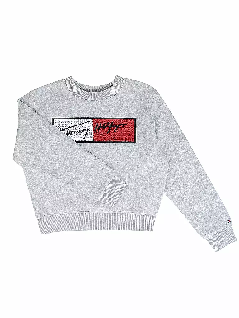 TOMMY HILFIGER | Jungen Sweater  | grau