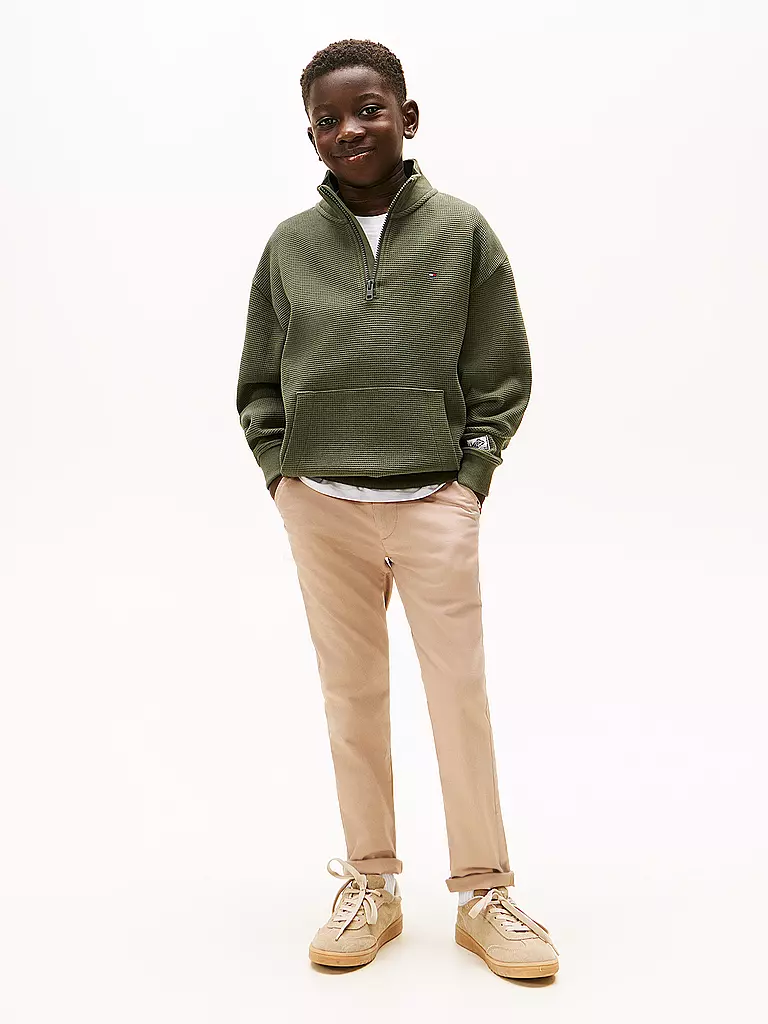 TOMMY HILFIGER | Jungen Sweater | olive