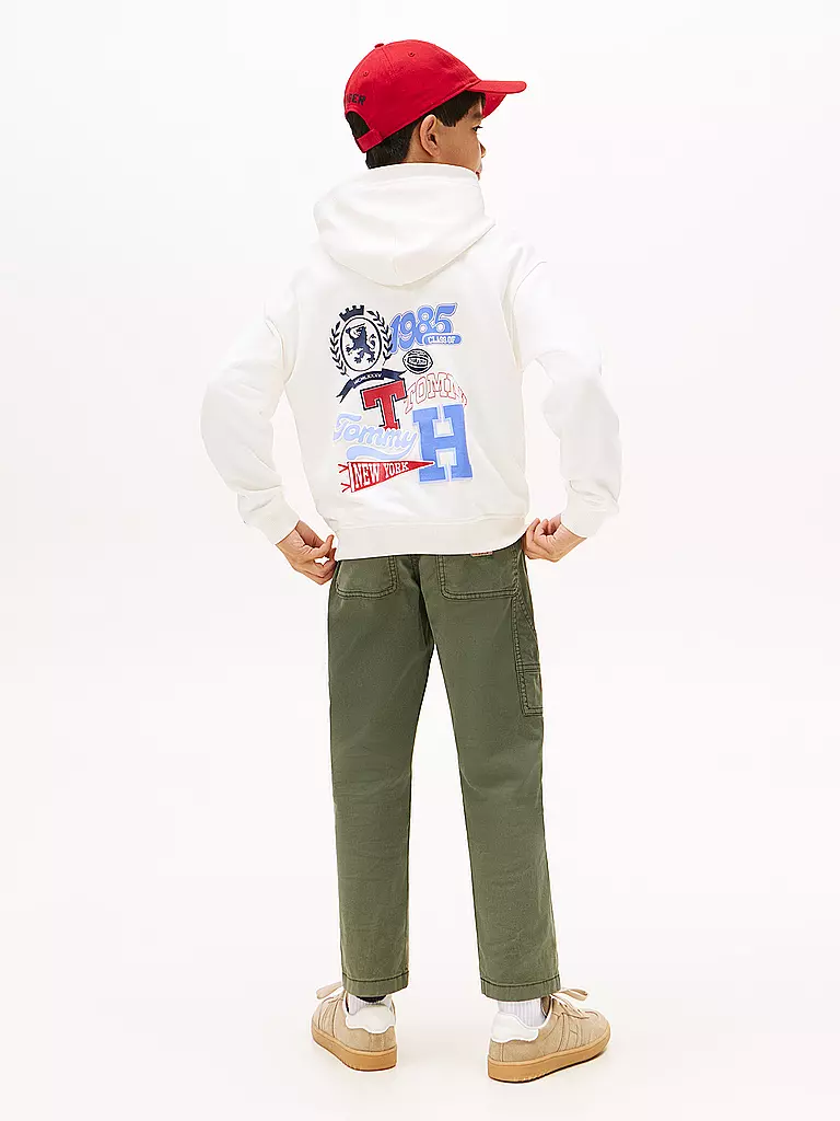 TOMMY HILFIGER | Jungen Sweater | weiss