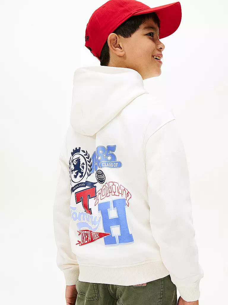 TOMMY HILFIGER | Jungen Sweater | weiss