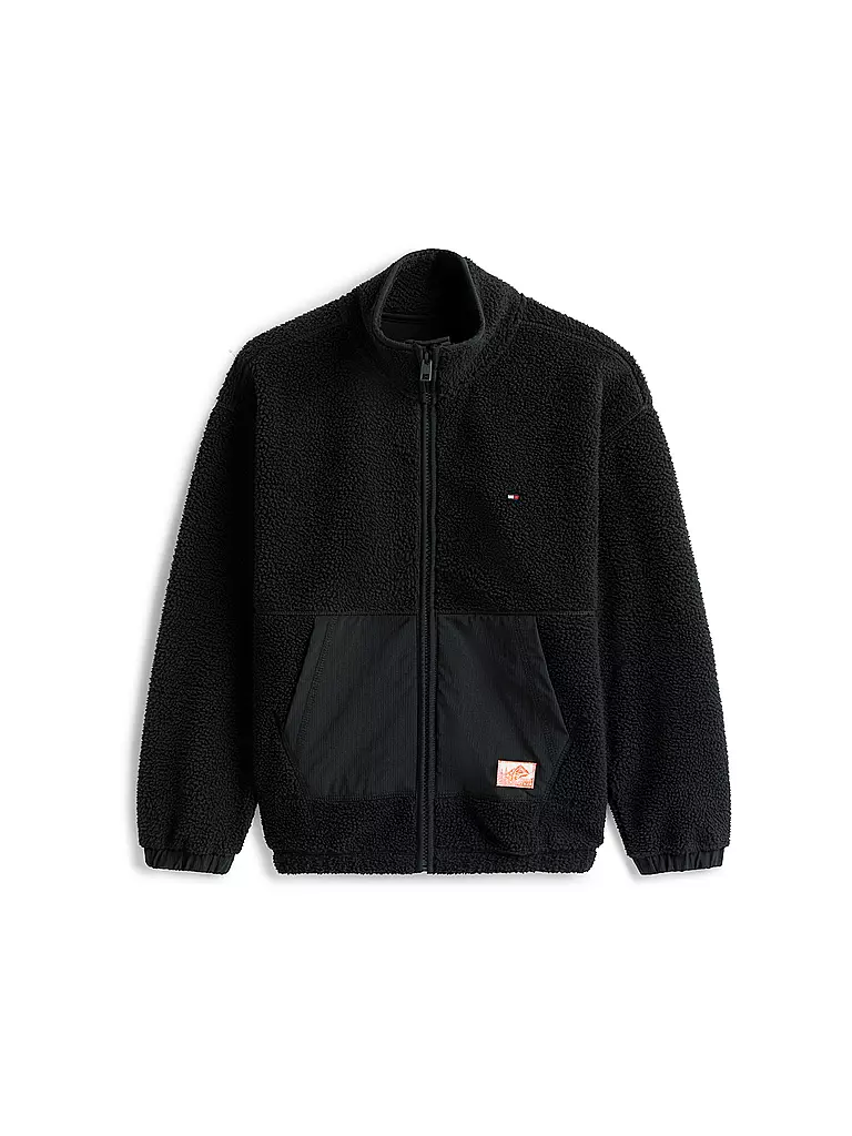 TOMMY HILFIGER | Jungen Sweatjacke  | schwarz