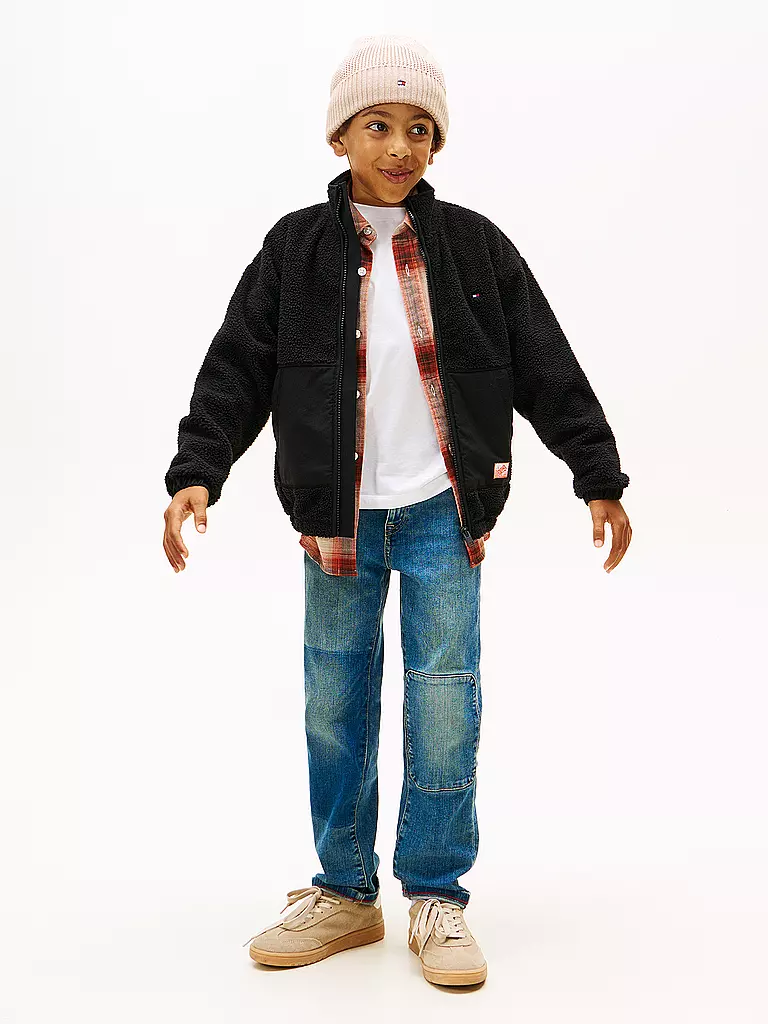 TOMMY HILFIGER | Jungen Sweatjacke  | schwarz