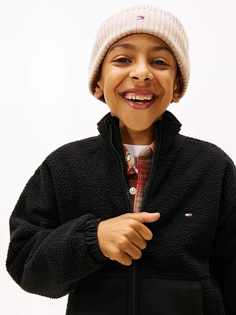 TOMMY HILFIGER | Jungen Sweatjacke  | schwarz