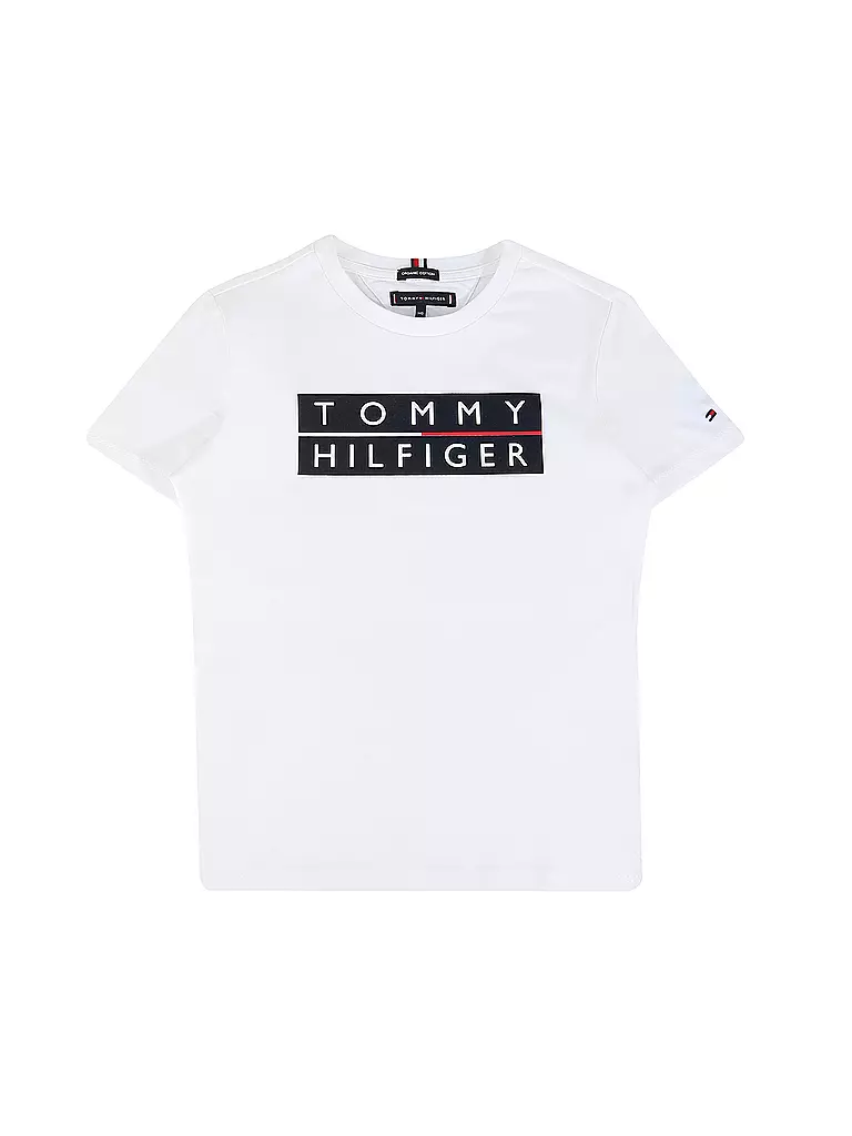 TOMMY HILFIGER | Jungen T-Shirt  | weiß