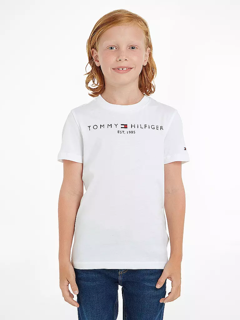 TOMMY HILFIGER | Jungen T-Shirt  | weiss