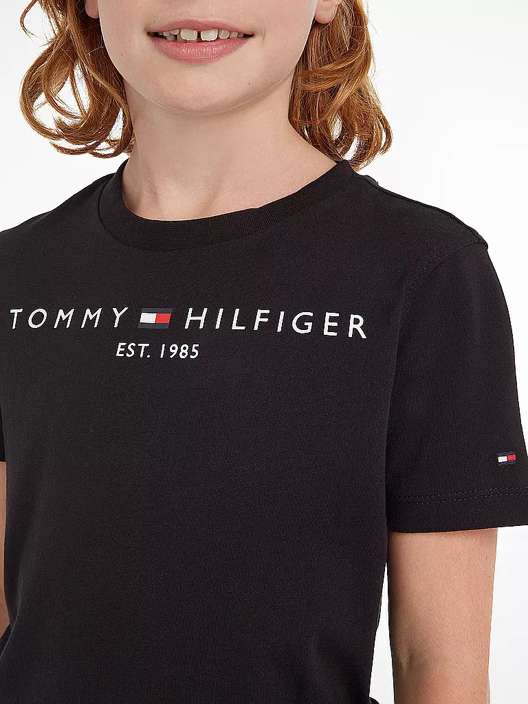 TOMMY HILFIGER | Jungen T-Shirt  | schwarz