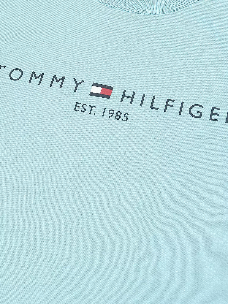 TOMMY HILFIGER | Jungen T-Shirt Logo Essential | türkis