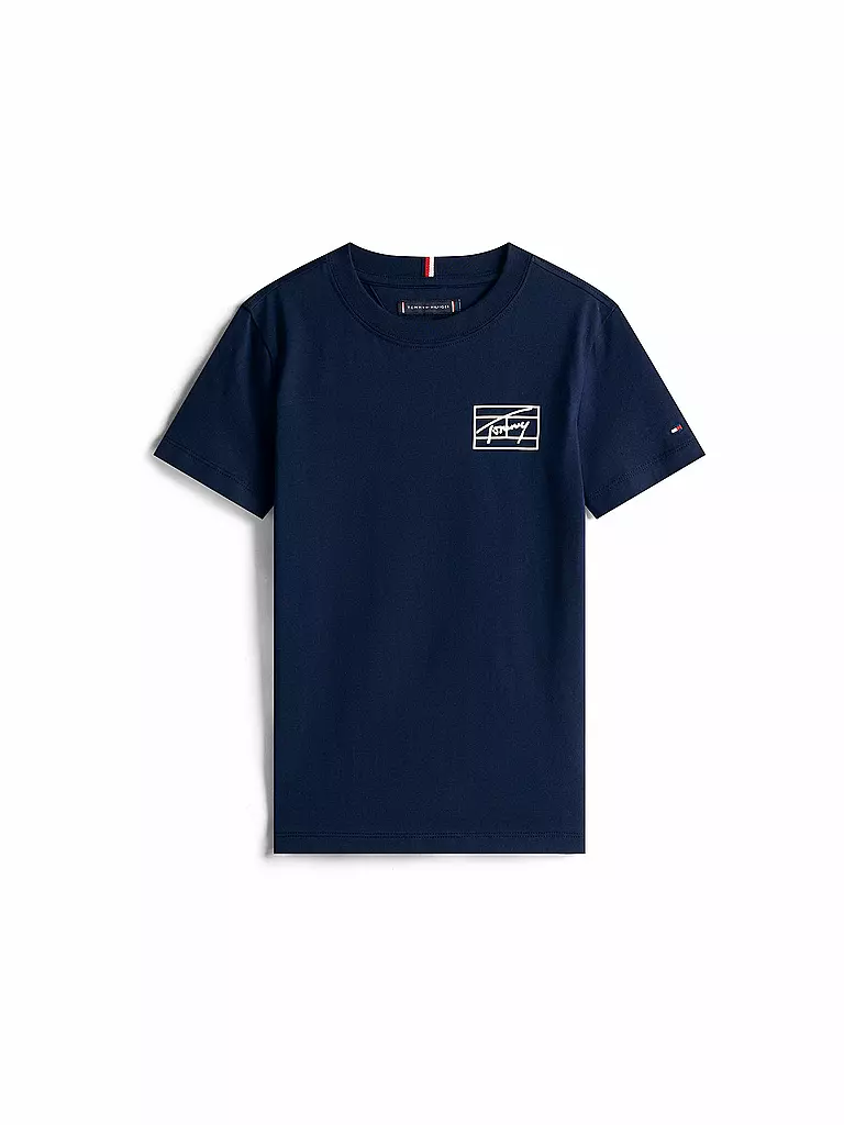 TOMMY HILFIGER | Jungen T-Shirt | dunkelblau