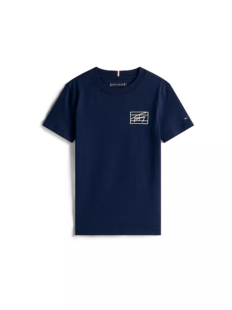 TOMMY HILFIGER | Jungen T-Shirt | dunkelblau