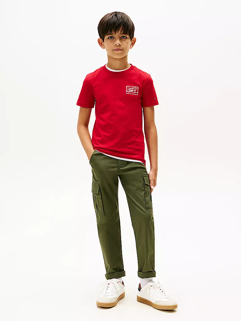 TOMMY HILFIGER | Jungen T-Shirt | rot