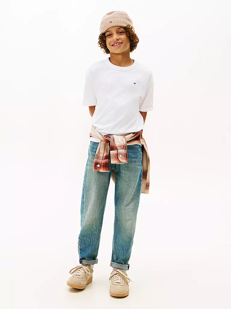 TOMMY HILFIGER | Jungen T-Shirt | weiss