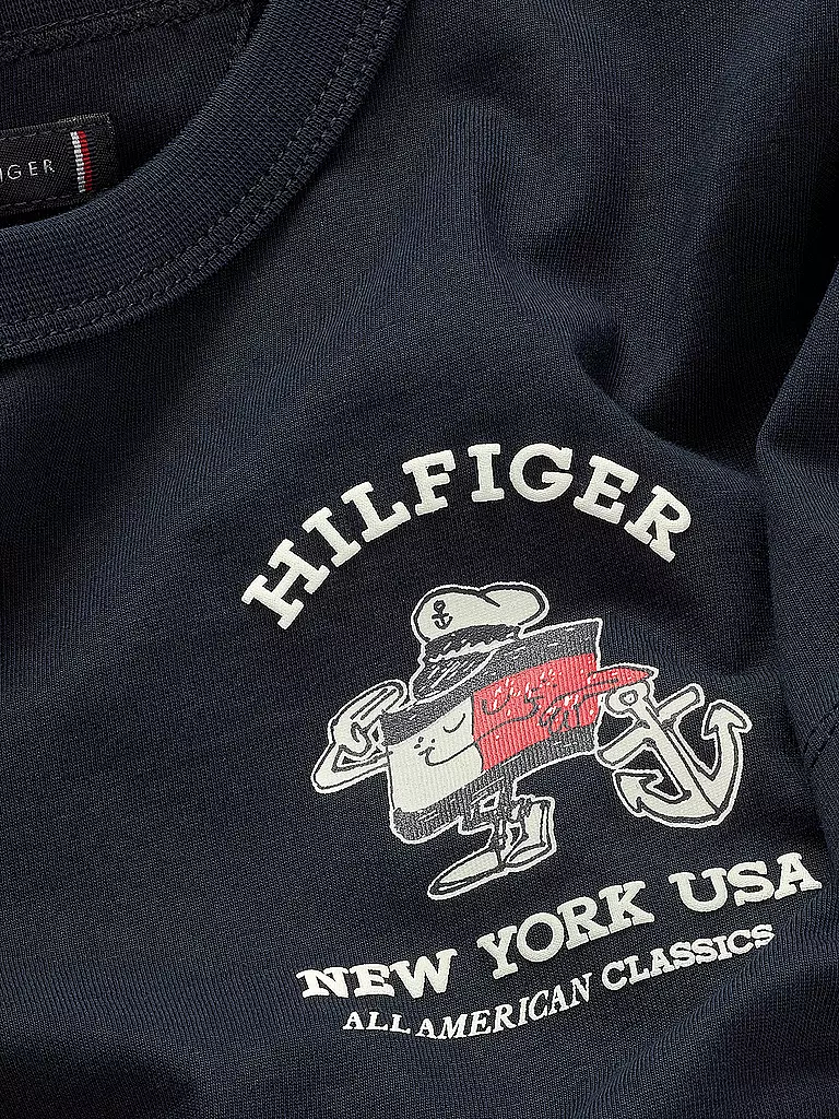 TOMMY HILFIGER | Jungen T-Shirt | dunkelblau