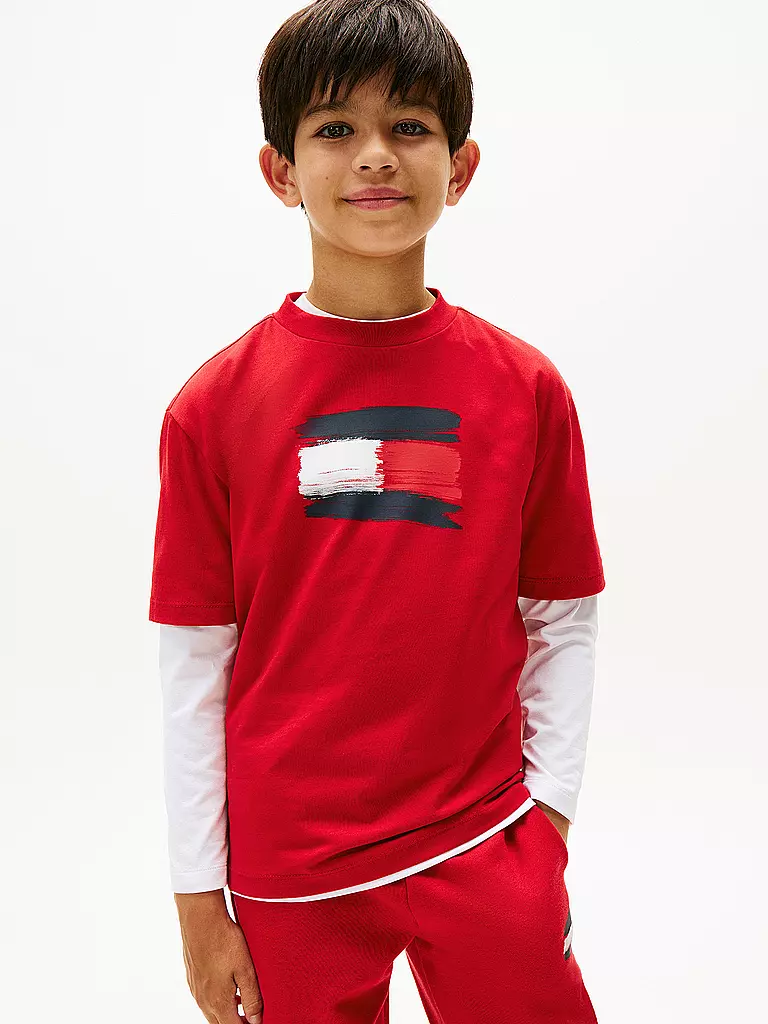 TOMMY HILFIGER | Jungen T-Shirt | dunkelblau