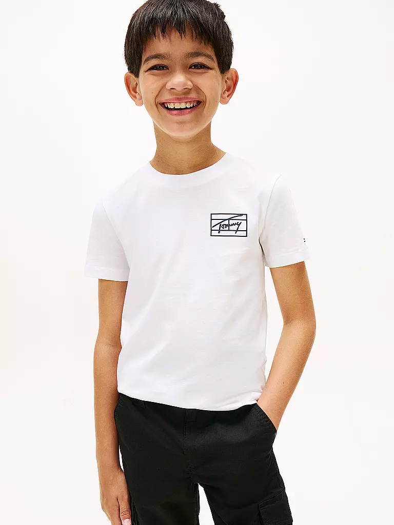 TOMMY HILFIGER | Jungen T-Shirt | dunkelblau