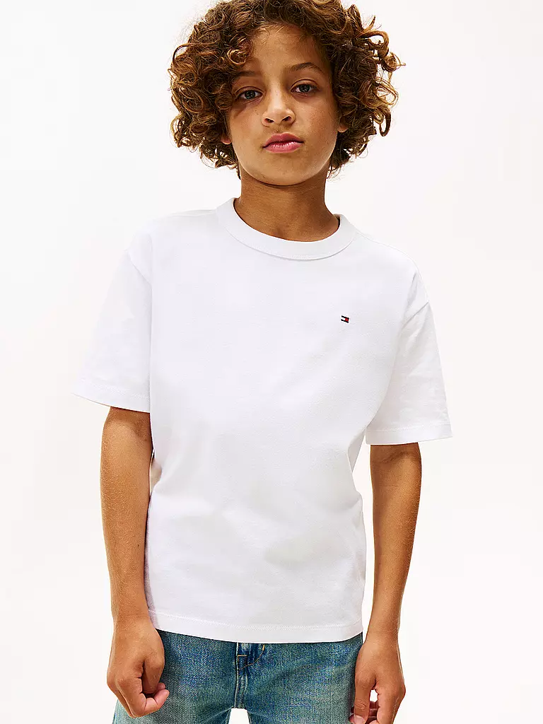 TOMMY HILFIGER | Jungen T-Shirt | weiss