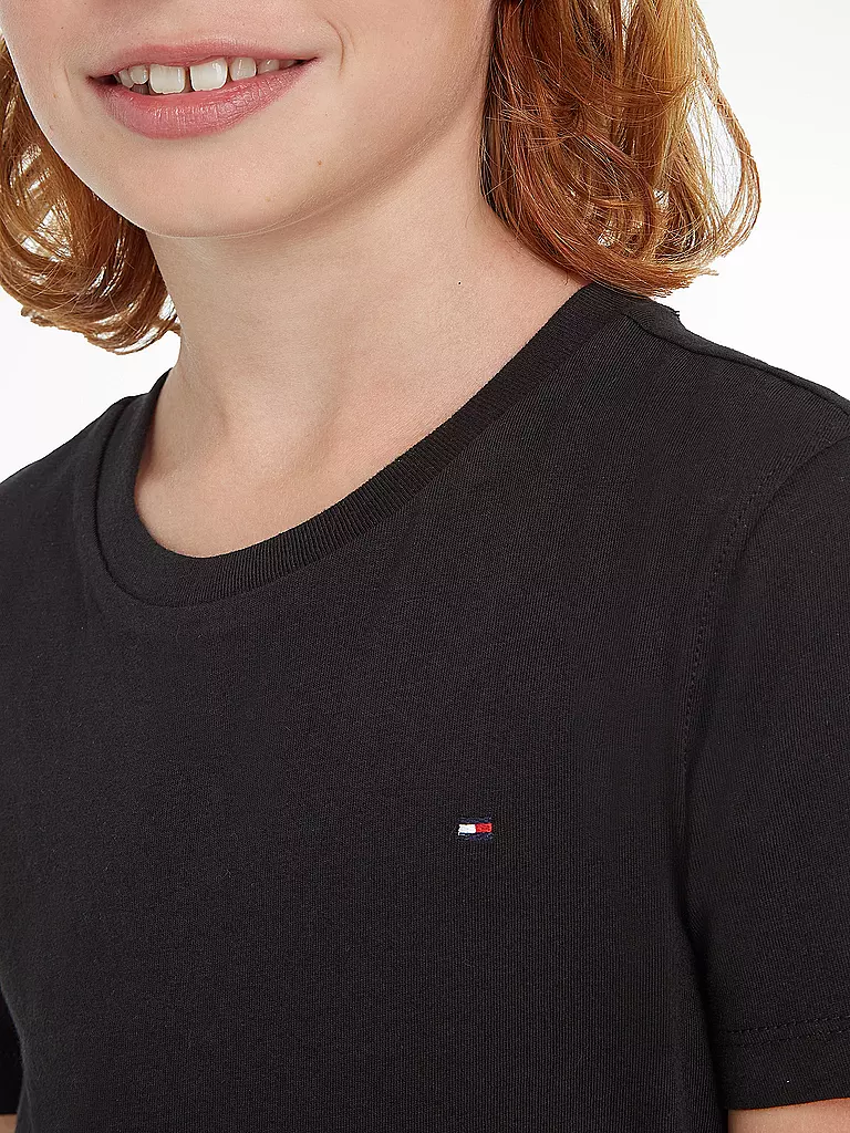 TOMMY HILFIGER | Jungen T-Shirt | schwarz