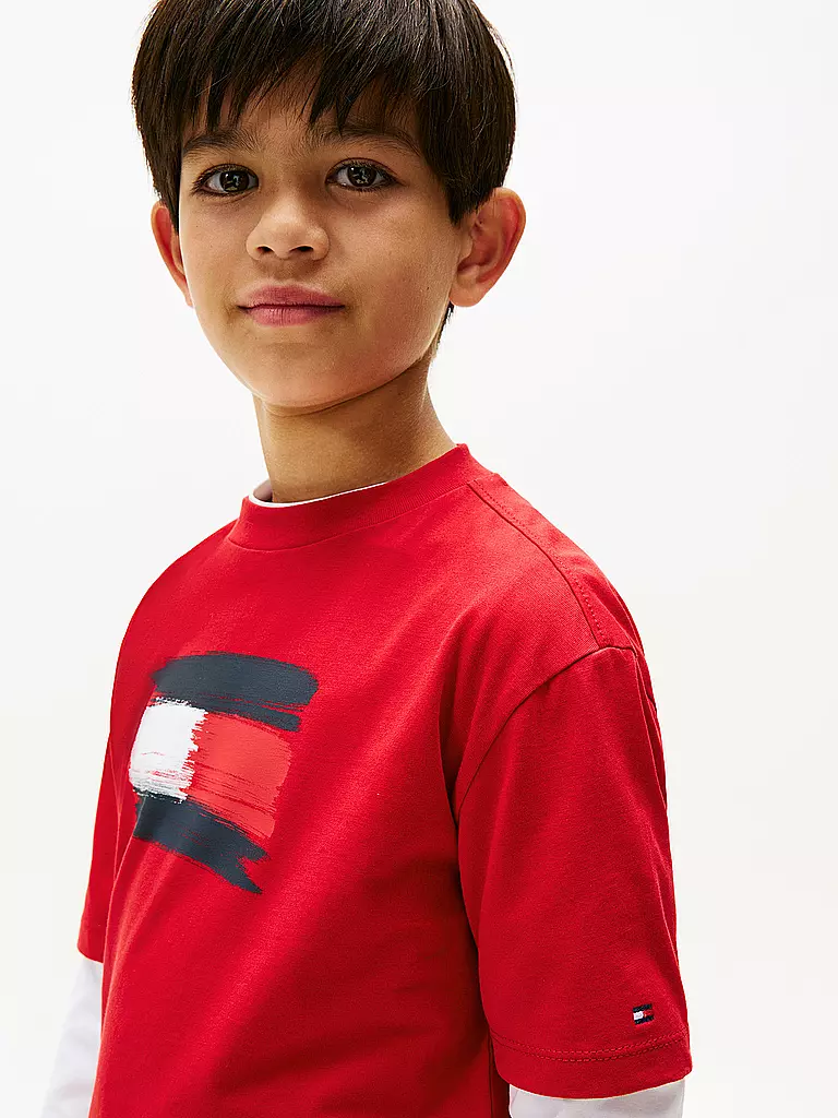 TOMMY HILFIGER | Jungen T-Shirt | dunkelblau