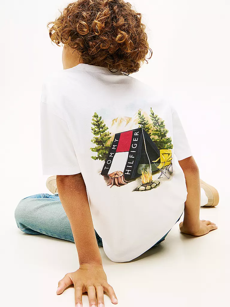 TOMMY HILFIGER | Jungen T-Shirt | weiss