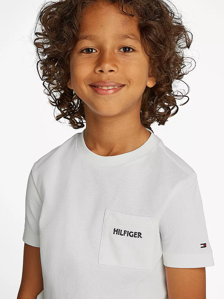 TOMMY HILFIGER | Jungen T-Shirt | weiss