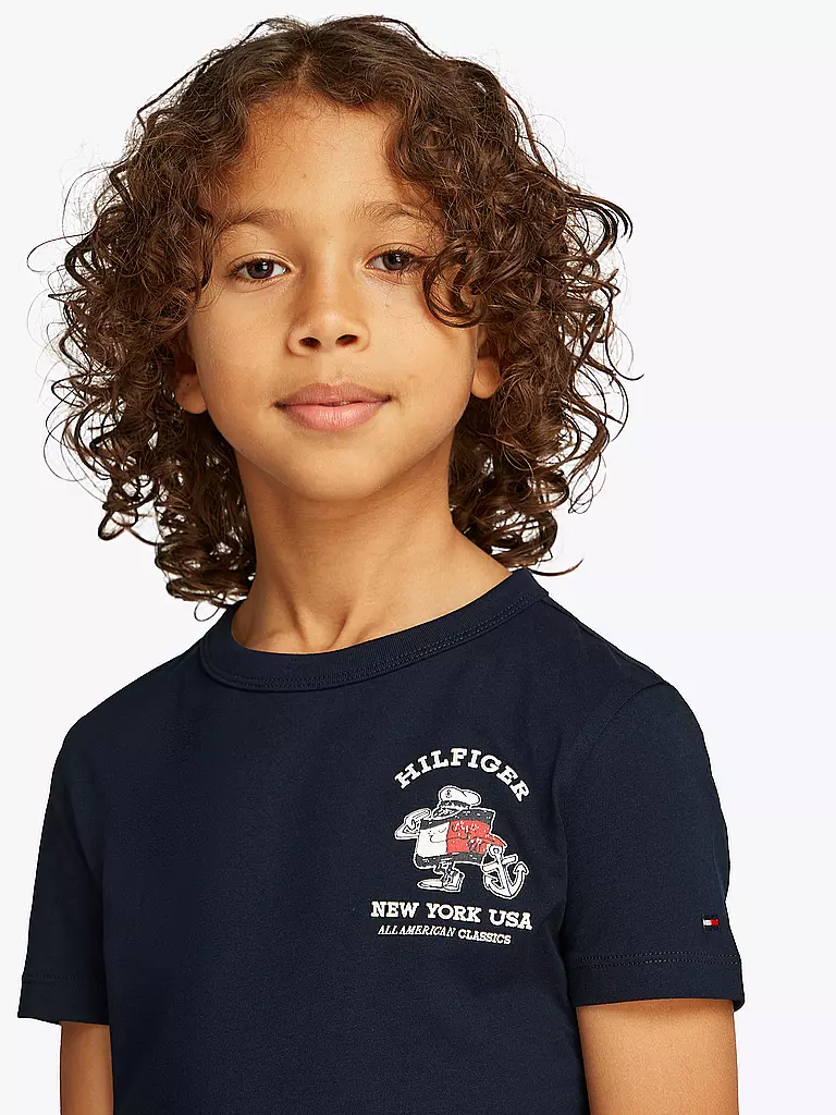 TOMMY HILFIGER | Jungen T-Shirt | dunkelblau