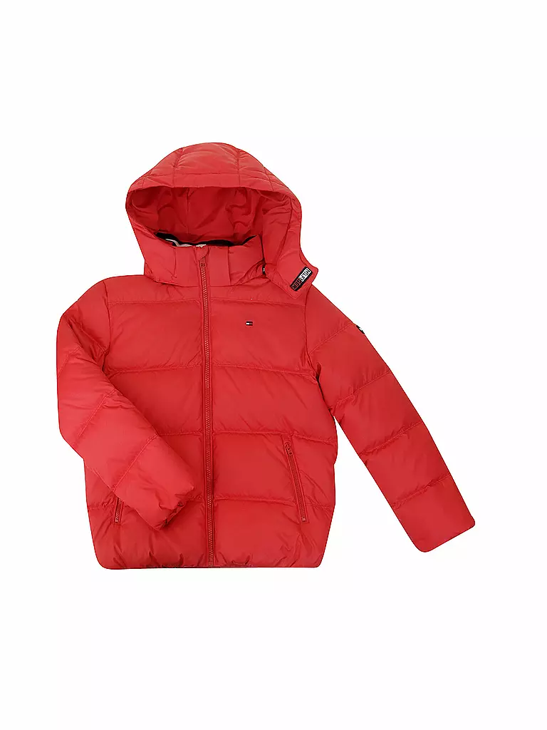 TOMMY HILFIGER | Jungen-Daunenjacke  | rot