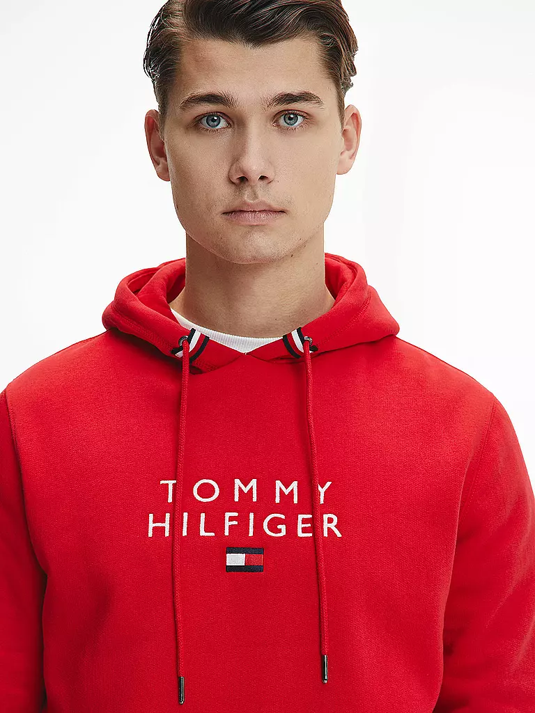 TOMMY HILFIGER | Kapuzensweater - Hoodie  | rot