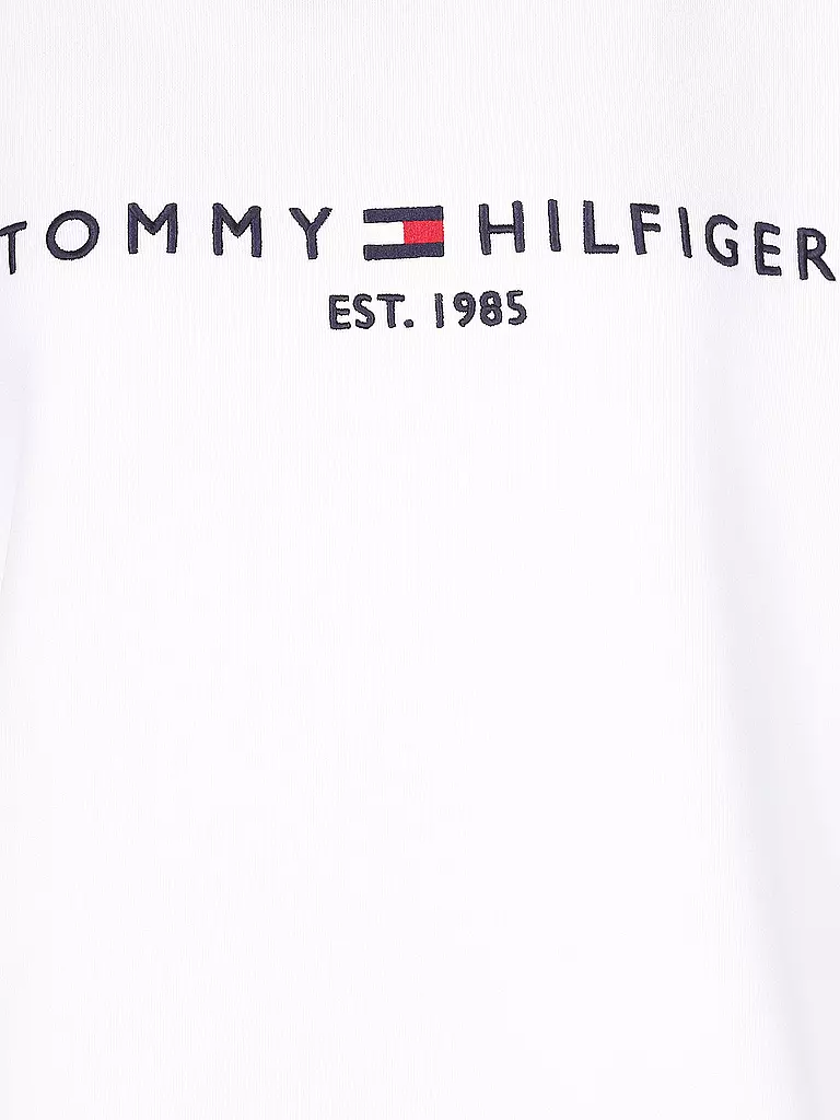 TOMMY HILFIGER | Kapuzensweater - Hoodie  | weiss