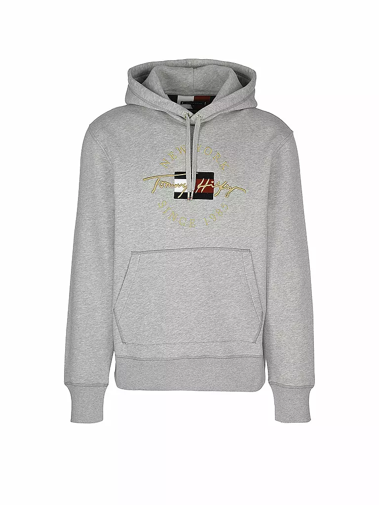 TOMMY HILFIGER | Kapuzensweater - Hoodie Icon | grau