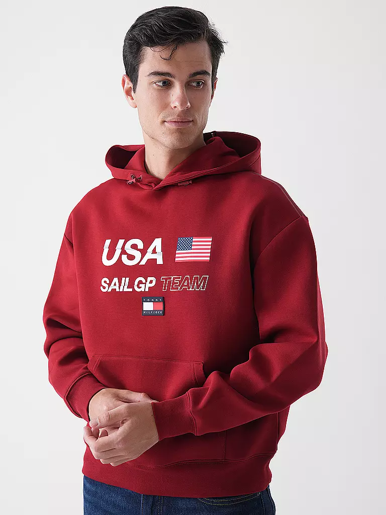 TOMMY HILFIGER | Kapuzensweater - Hoodie TH x SailGP | rot