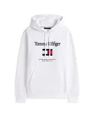 TOMMY HILFIGER | Kapuzensweater - Hoodie | Weiss