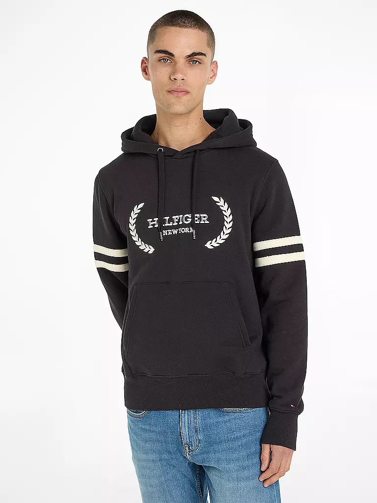 TOMMY HILFIGER | Kapuzensweater - Hoodie | schwarz