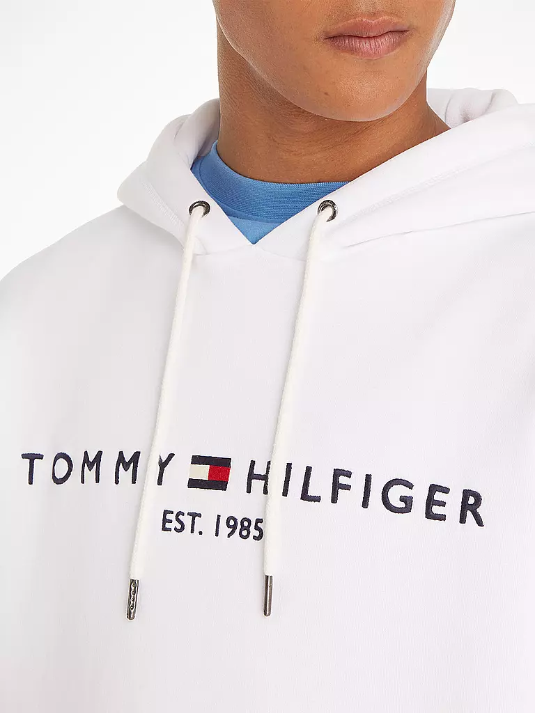 TOMMY HILFIGER | Kapuzensweater - Hoodie | weiss