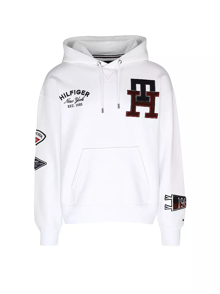 TOMMY HILFIGER | Kapuzenswetaer - Hoodie  | weiss