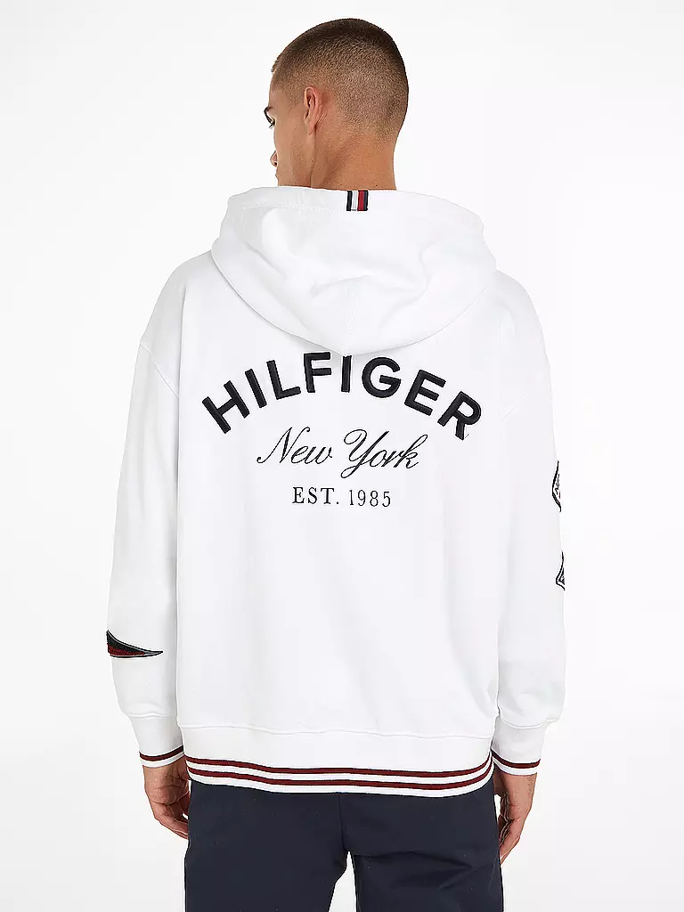 TOMMY HILFIGER | Kapuzenswetaer - Hoodie  | weiss