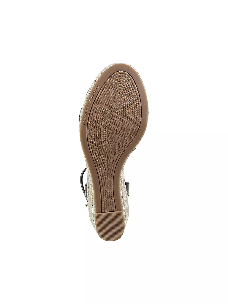 TOMMY HILFIGER | Keil-Sandaletten "Iconic Elba" | blau