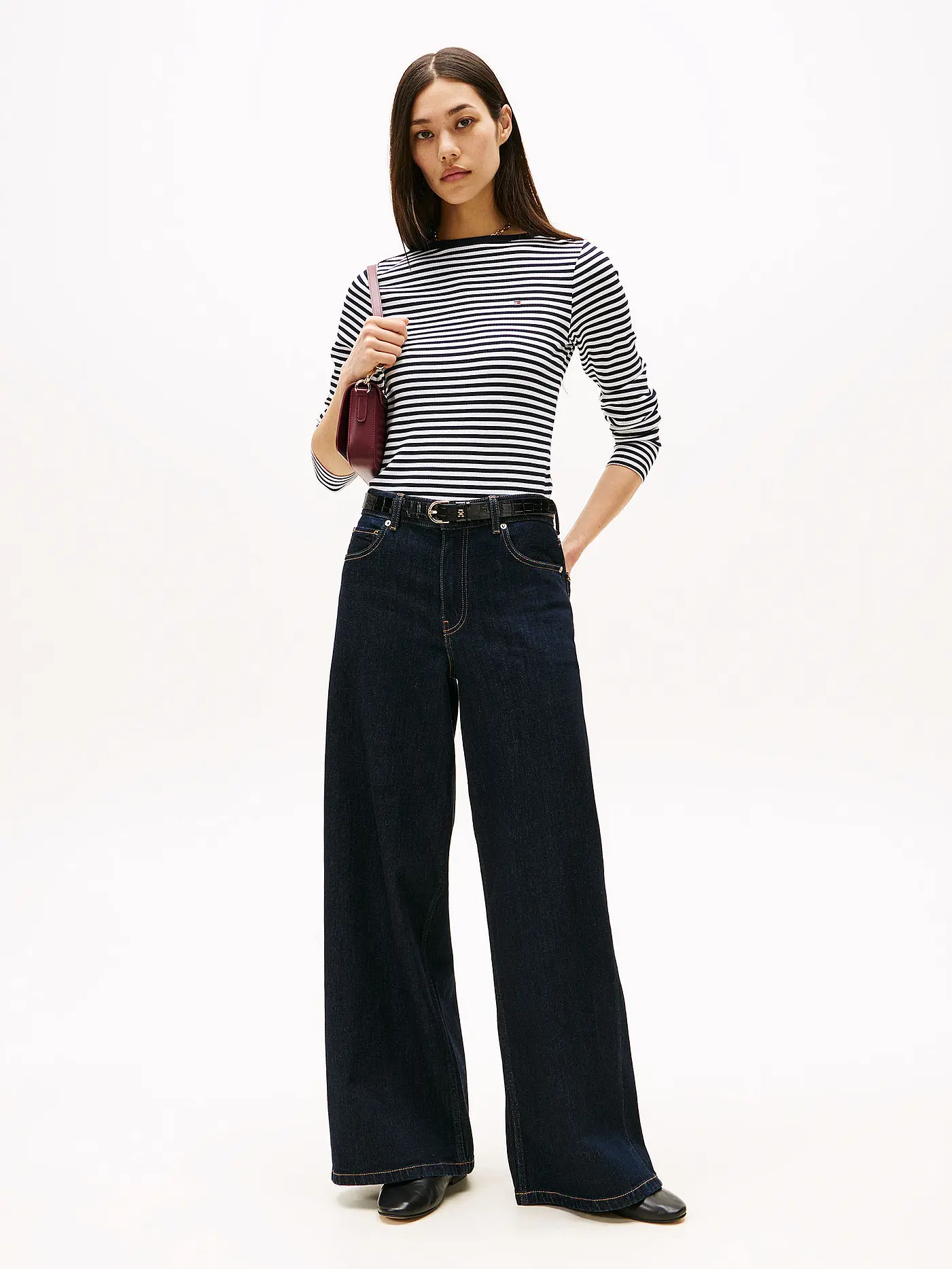 TOMMY HILFIGER | Langarmshirt  | dunkelblau